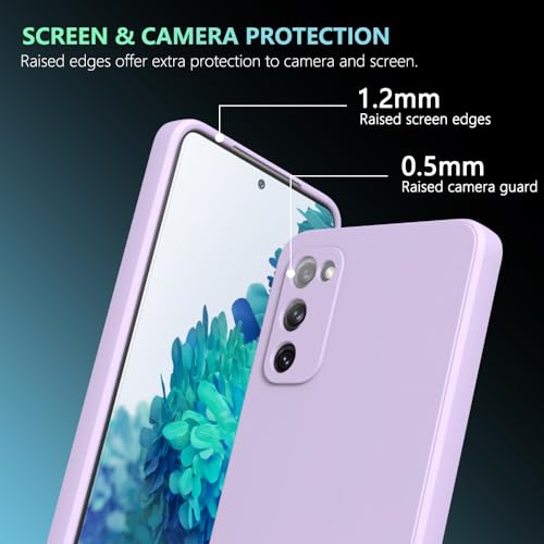 Image of for Samsung Galaxy S20 FE Case Purple, Scratch Resistant with Soft Touch, Slim Thin Phone Cover for Samsung Galaxy S20 FE