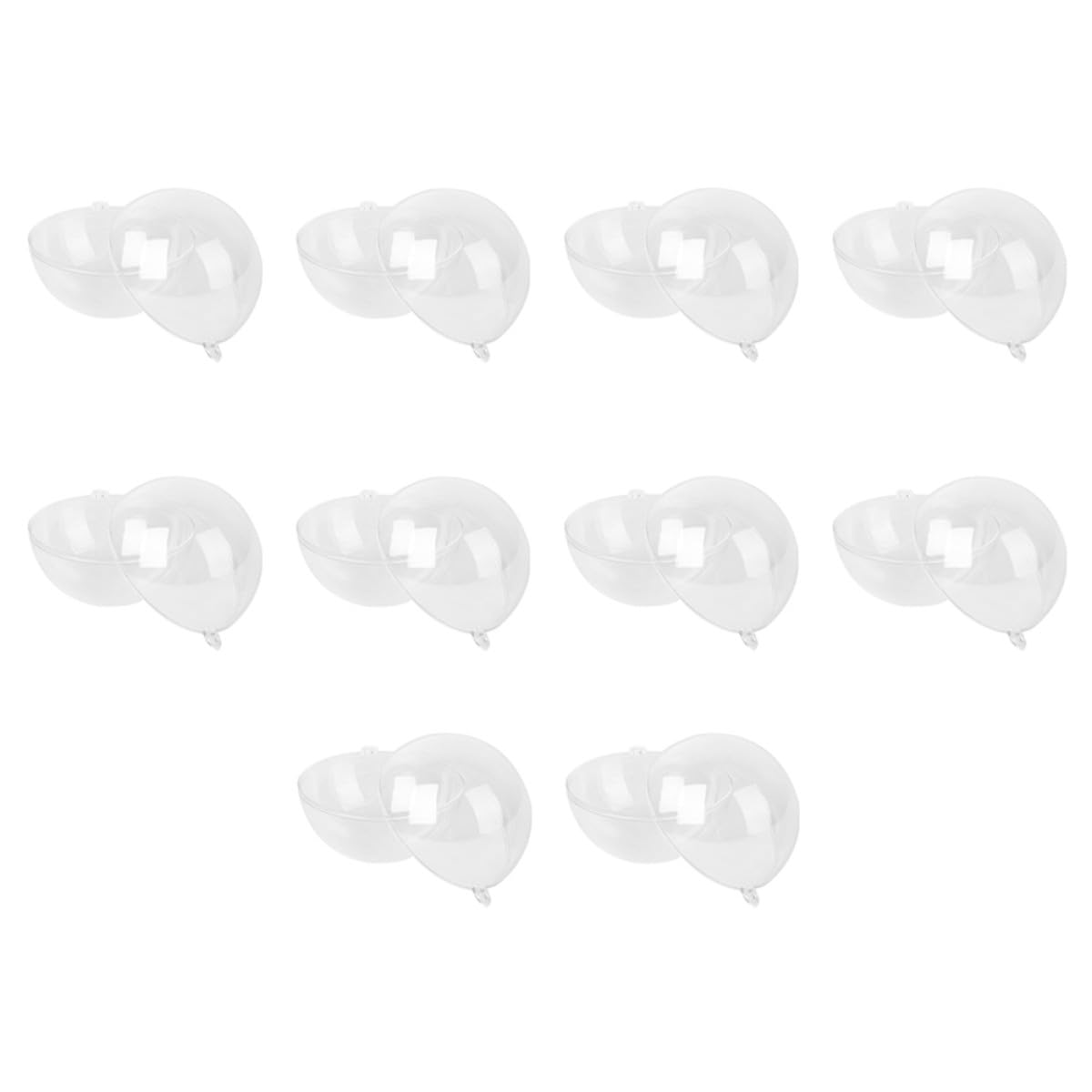 Cabilock 30 Piezas Bola Hueca de Navidad Adornos claros para Claro Bolas de Navidad Adornos navideños Bolas Transparentes rellenables Bolas de Navidad rellenables Claro Adornos de Navidad