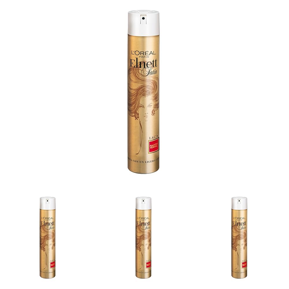 L'Oréal Paris Elnett Classic Normal Haarlack, 200 ml (Packung mit 4)