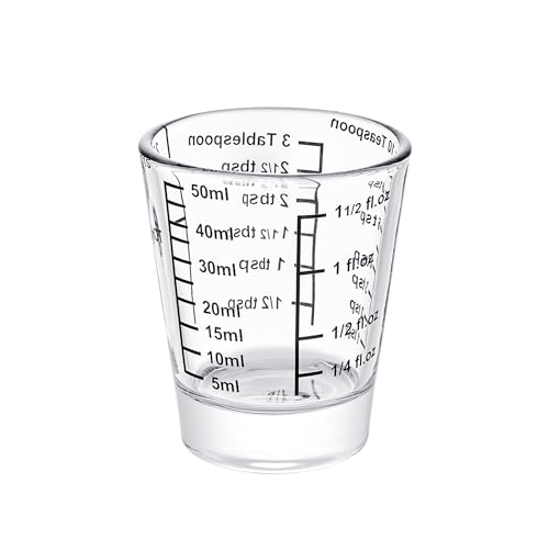 Vaso medidor de vidrio templado 45 ml Ackers miniatura 1