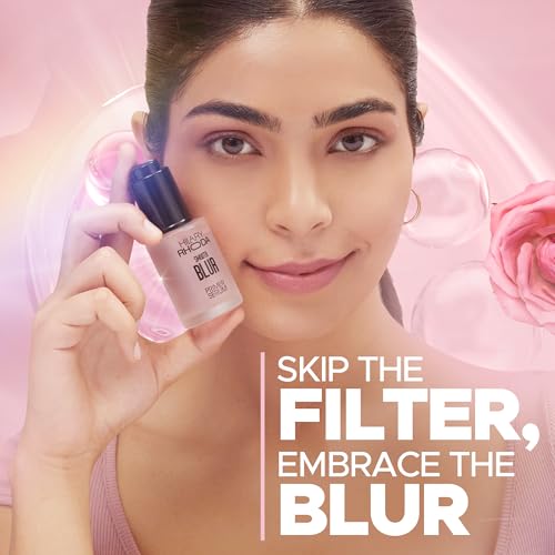 Image of Hilary Rhoda Smooth Blur Primer Serum for face | Pore Minimizer | Niacinamide Infused | Hydrating Makeup Primer | Smooth & Glowing Skin | (Rose Shade 01) - 30ml