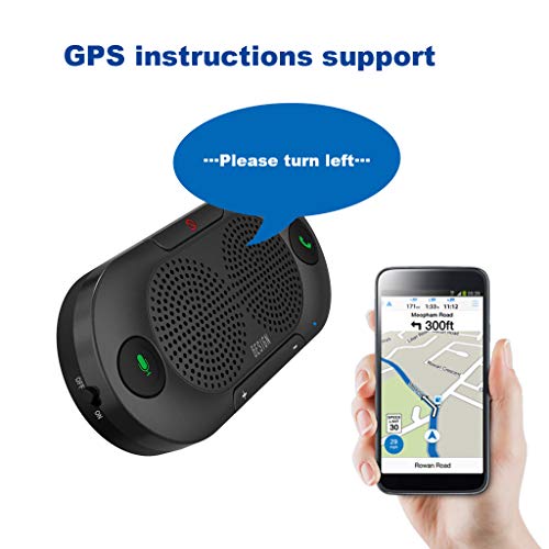 image for Besign BK06 Bluetooth 5.0 in Car Speakerphone with Visor Clip, Wireles