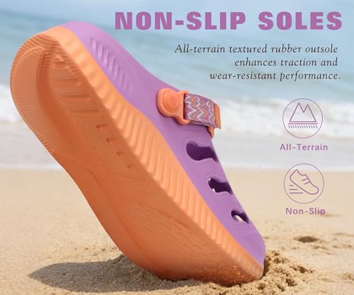 Image of KuaiLu Womens Classic Recovery Clogs Comfortable Walking Cushion Sandals for Women Relif Plantar Fasciitis Ladies Orthotic Arch Support Slip-on Mules, Adult Slip Resistant Shoes