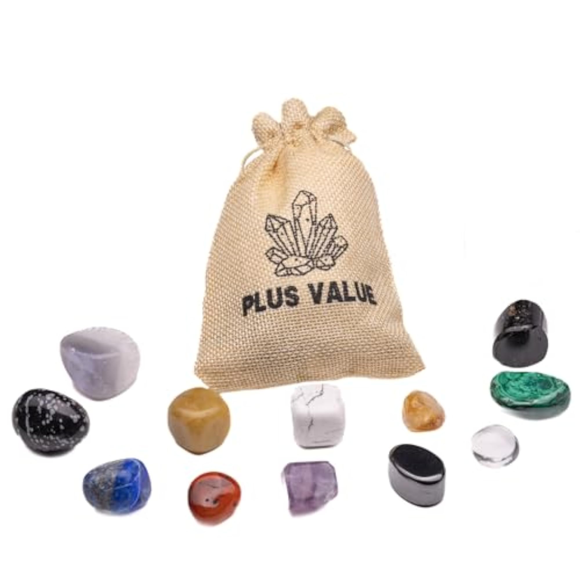 Business Success & Financial Wealth Reiki Healing Crystal Bag