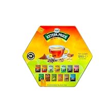 Ketepa Pride Premium Flavored Black Tea, Hexagonal Gift Tea Box,13 Assorted Flavors, Net Weight 4.23 oz 120g, 60 Tea Bags