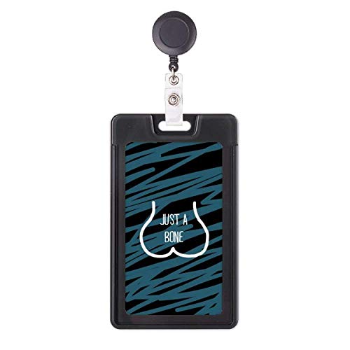 Porte-badge Just Bone étui rétractable bleu pour ne plus perdre vos cartes