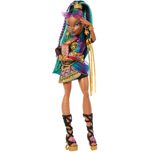 Monster High Nefera De Nile Puppe, Königsmumie im Kleid mit...