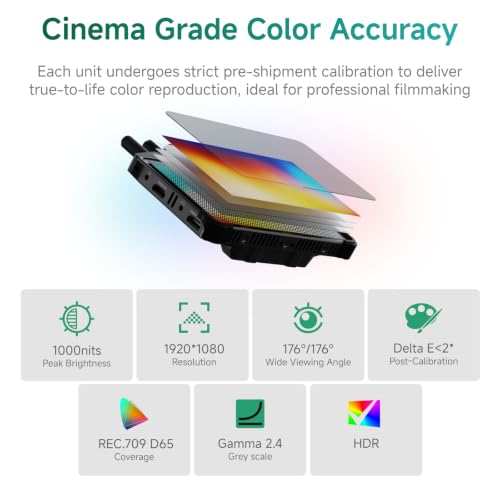 Image of Accsoon CineView M7H Pro 4K60 Wireless Video Transmitter Receiver&Camera Monitor, 7 inch Camera Control 3D LUT HDMI 1200ft 60ms LAT., Mobile Monitoring, Pair CineView M7 Pro /Master 4K(Lite) /SE 4K /HE /SE