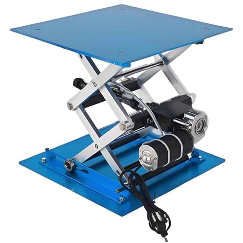 Plataforma de elevación eléctrica, diseño duradero para elevación y transporte eficientes, capacidad de carga de 30 kg, ideal para laboratorios escolares y uso industrial