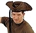Forum Novelties 61210 Distressed Pirate with Beads Hat