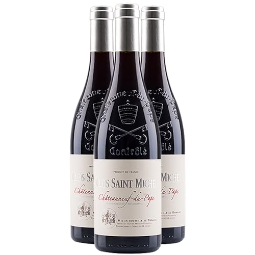 Châteauneuf-du-Pape Clos Saint Michel Tradition tinto 2021 - Franck et Olivier Mousset - DOP - Valle del Ródano - Francia - Variedades de uva Grenache,Syrah,Mourvèdre - 3x75cl