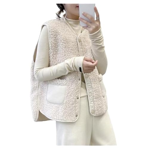 Chaleco sherpa para mujer ideal para paseos al aire libre y días casuales Dawwoti