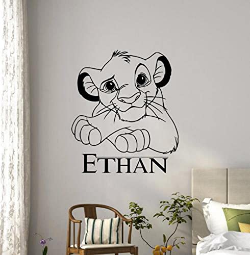 Vinilo decorativo personalizado león Simba removible miniatura 1