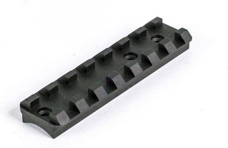 Mounting Solutions Plus See-Through Scope Mount Base for Ruger Mark I, II, III & IV - Picatinny (Black)