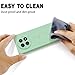 HWPIVOX Case for Huawei Nova 14i 4G, Silicone Protective Phone Case for Huawei Nova 14i 4G with Silicone Lanyard, Slim Thin Soft Shockproof Cover Green
