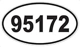 US Decal, Inc. Number 95172 Oval Sticker