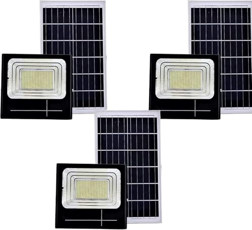 YASTA 3PZ Faro LED da Esterno Con Pannello Solare 100W