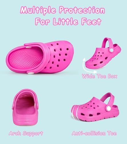 Image of Toddler Kids Garden Clog Slip On Slide Sandals Beach Water Shoes
