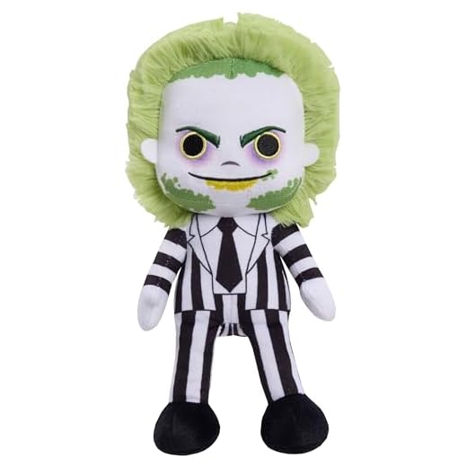 Just Play Beetlejuice Small Plush Beetlejuice, Kids Toys for Ages 3 Up