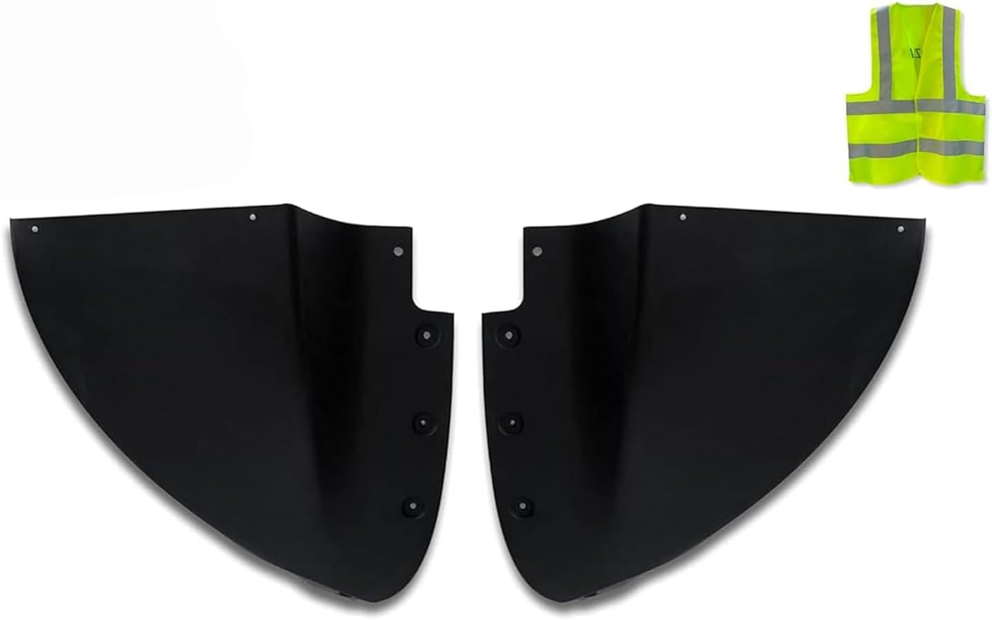 Kozak Corner Bumper Spoiler Compatible with Kenworth T680 Next Gen 2022 2023+ Plus Logo and KOZAK Reflective Vest