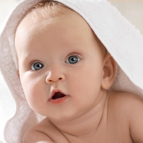 Butterblu Harper - 100% Organic Cotton Hooded Towels, 3-Pack, White by Butterblu - Used condition - Image 2