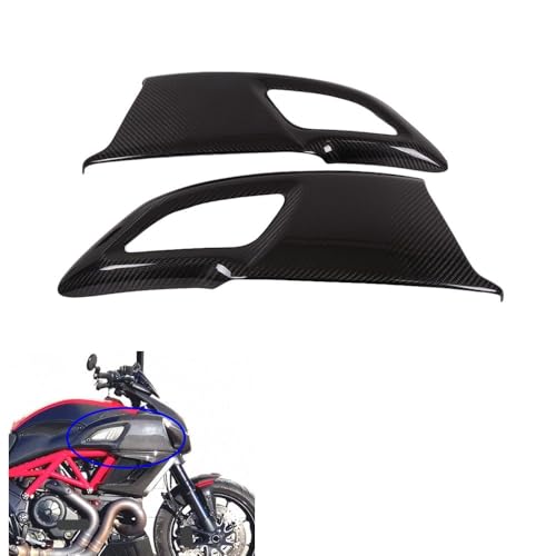Panneau d'admission d'air optimisé pour carénage Diavel 2011-2018