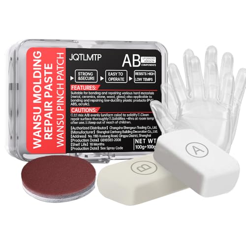 Epoxy Putty, 200g High Strength AB Two-Component - Fast Repair, Crack Filling Sculpting for Metal Wood Ceramic Plastic