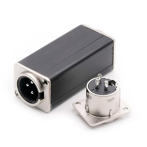 Conector XLR de 3 pines soluciona cortes de audio en panel de rack 10 uds 8
