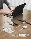USB C Plug Fast Charge, 60W 4-Port Multi USB Plug UK Dual Port PD Power Adapter (5V/3A, 9V/3A, 12V/2.5A)+QC Mains Wall Charger, Type C Fast Charging for iPhone 16/15/14/13/12 Pro Max, Samsung, iPad - Image 3
