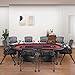 GUTSHOT Foldable Poker Table for 10 Players with Dealer Tray - Premium Soft-Padded Armrest, Individual Cup Holders - Crafted with Durable Materials, Long-Lasting Poker Table (Red)