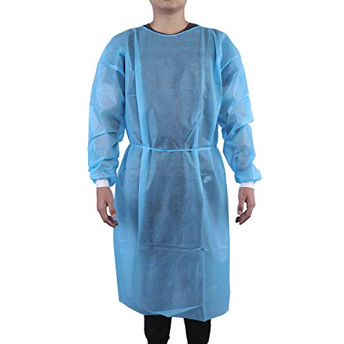 image for R RAYTEX PROTECTION Raytex Plastic Disposable Gowns Clothing 10 PCS An
