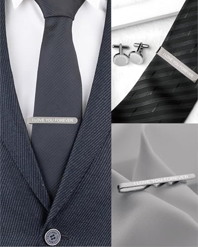 Mancuernillas y Clip de Corbata para Hombre miniatura 5