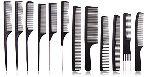 OneDor Professional Salon Hairdressing Styling Tool Hair Cutting Comb Sets Kit