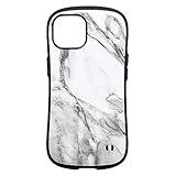 iFace First Class Marble iPhone 15 ケース (ホワイト)【アイフェイス アイフォン15 用 iphone15 用 カバー 韓国 耐衝撃 ストラップホール 大理石柄】