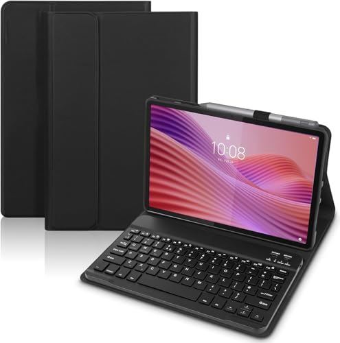 Teclado Lenovo Tab 10.1 2025 funda para escribir rápido sin Cables y proteger la tablet