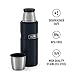 THERMOS Stainless King Vacuum-Insulated Compact Bottle, 16 Ounce, Midnight Blue