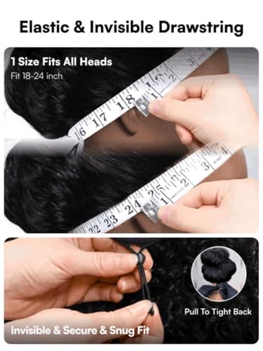 Image of Beauty Forever Balayage Brown Body Wave Glueless Human Hair Wig, Wear and Go Wig for Beginners, 7x5 Lace Pre Plucked Pre Cut Bleached Knots, No Glue Drawstring Cap, Natural Look 150% Density 20 inch