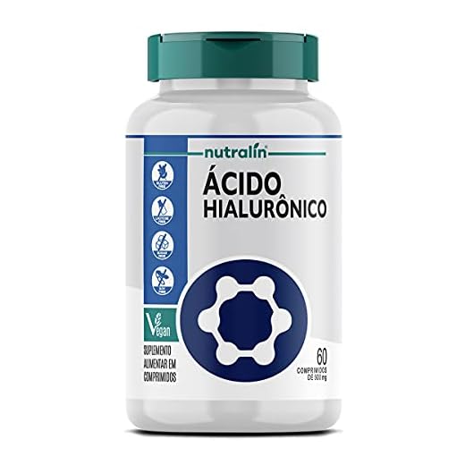 Nutralin Ácido Hialurônico 40Mg 60 Comprimidos