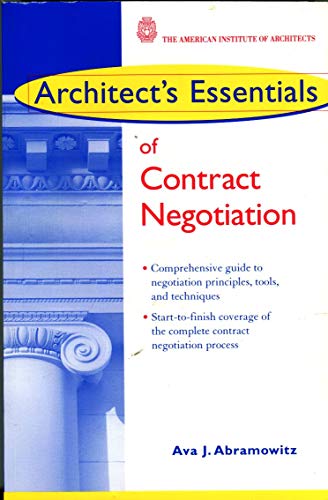 Contract Negotiation pour architecte et maître d'œuvre : guide de gestion de projet