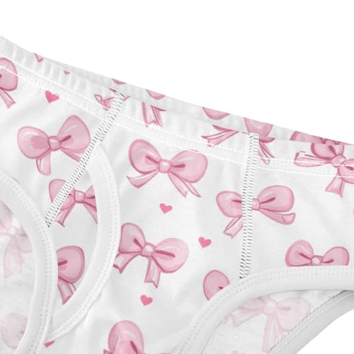 Wusikd Pink Bows 2 Boys' Underwear Cotton Boys Briefs Soft Toddler Underwear 2T4