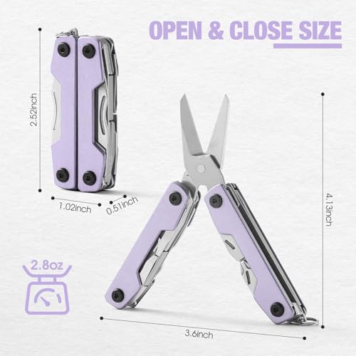 11-in-1 Mini EDC Multitool with Scissors