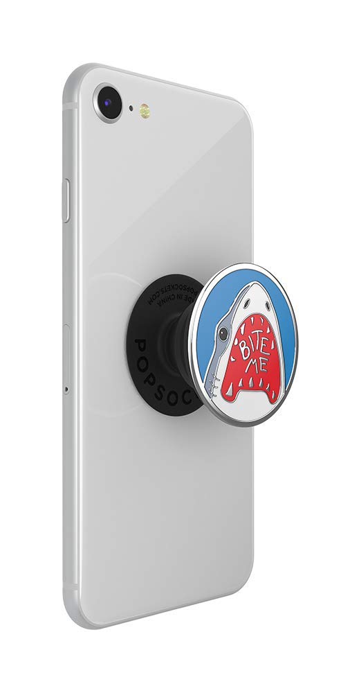 PopSockets PopGrip Electric Blue - Support Et Grip Téléphone Avec Top Interchangeable PopFidget