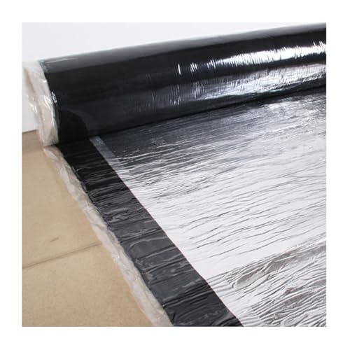 ZXCVBNAS Membrana impermeabilizante bituminosa en rollo，Banda Autoadhesiva Bituminosa，for goteras, grietas superficiales, huecos en alféizares de ventanas y roturas de tuberías(THK1.2mm/W0.3*L10m)
