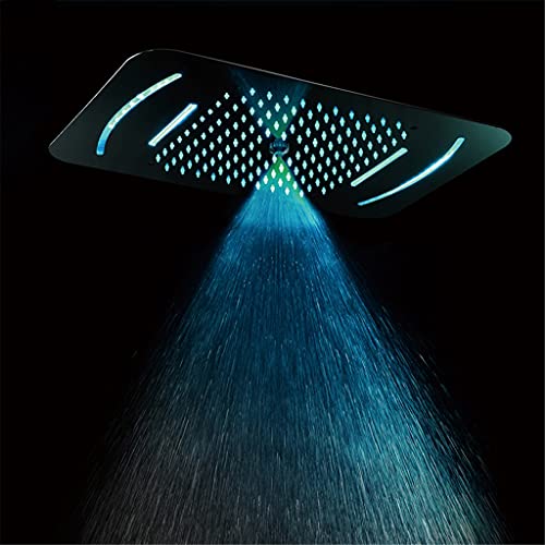 LED Regendouche Vierkant Plafond 58x38cm RVS LED Regendouche Vierkant Plafond 58x38cm RVS