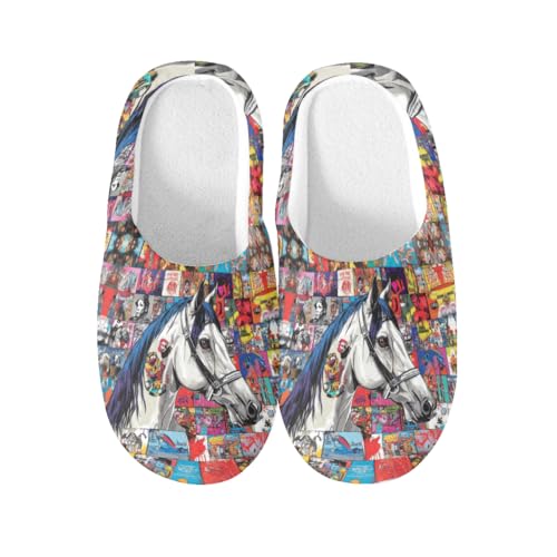 Pantoufles antidérapantes coton homme femme avec mousse mémoire de forme taille 43X Large
