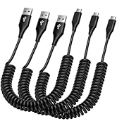 USB A to USB C Cable Fast Charging 6FT/3Pack for iPhone 15/15 Pro/15 Pro Max/15 Plus, Retractable...