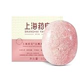 Bee & Flower Shampoo Bar White Peach Hydrating Shampoo Bar Nourishing & Smoothing All Natural Travel Shampoos Bars for All Hair Types - 2.1 oz (Comes with Mesh Bag and Tin Box)