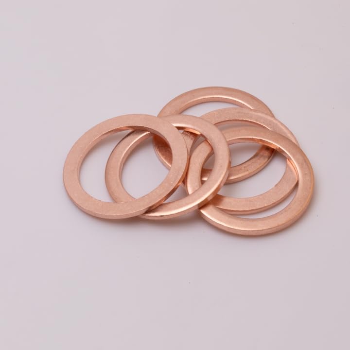 Image of GoldPlug SW-09 | Made in USA | Copper Crush Washer | 3 /4 inch - 5-Pack |