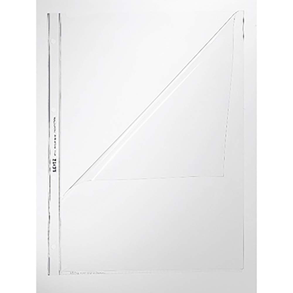 47440000 Leitz-Cartellina portadocumenti, trasparenti, in PVC, formato A4)