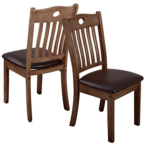 Fuloon Dining Chair Covers Set Of 4, Solid Pu Leather Waterproof And Oilproof Stretch Dining Chair Protctor Cover Slipcover thumb #6